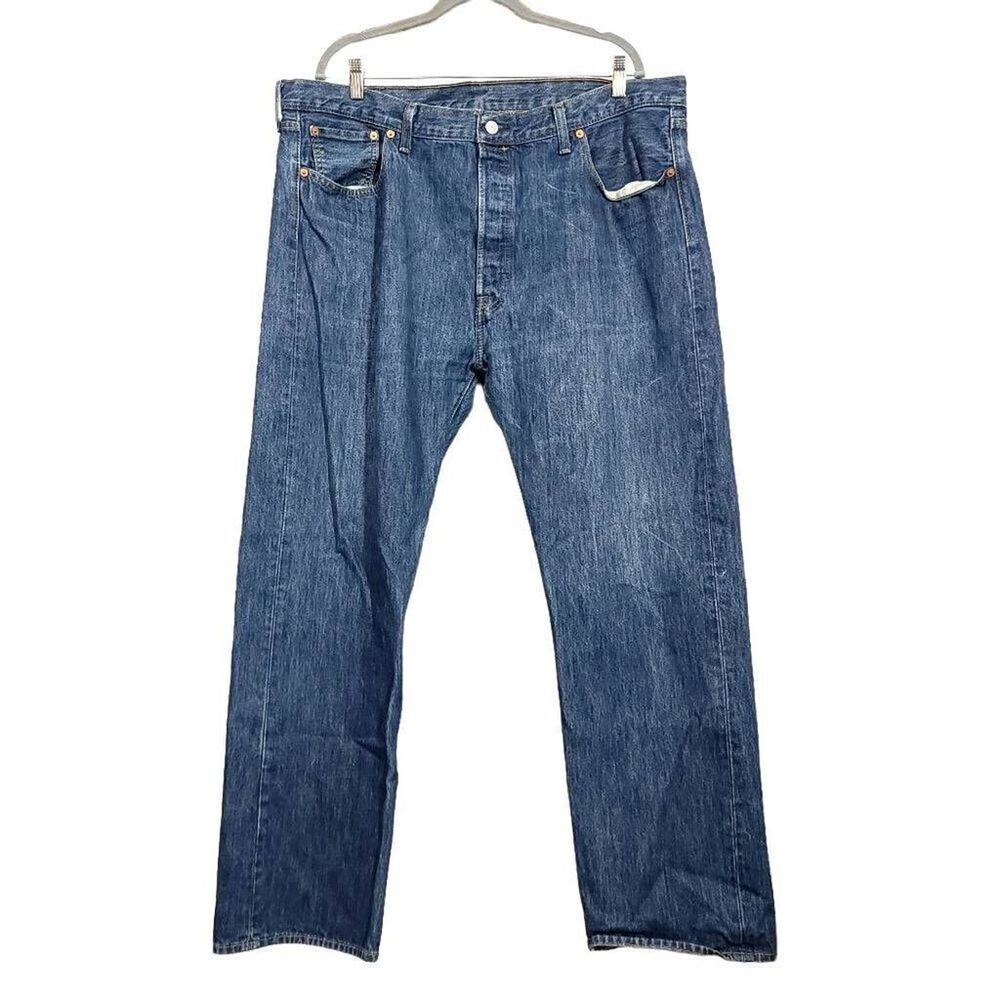 Levi 501 Xx Jeans Size 42 x 32 Blue Denim Mens Pants Strait Leg​